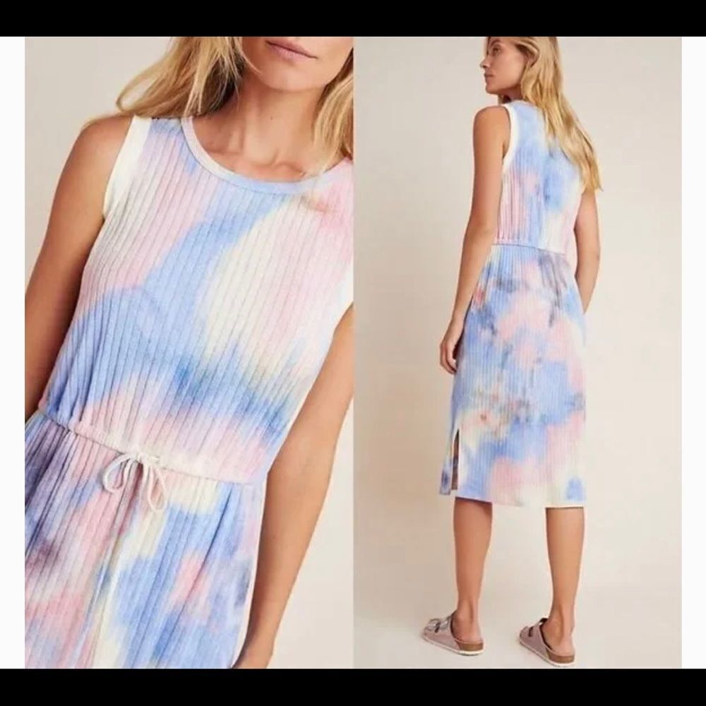 Brand: RO&DE Anthropologie
Item: Terese Tie-Dyed Midi Dress size S